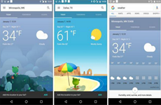 真的假的？传谷歌开始在Android系统中测试天气卡片
