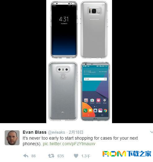 三星S8,LG G6,三星S8外形