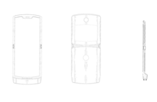 折叠屏新机神似RAZR V3 摩托罗拉公布新设计专利