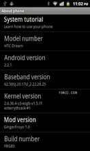 HTC Dream G1 2.2.1 ROM GingerFroyo 1.0